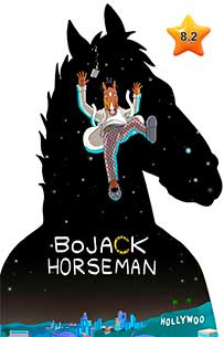 bojack horseman poster mejores series animacion para adultos de netflix 2021