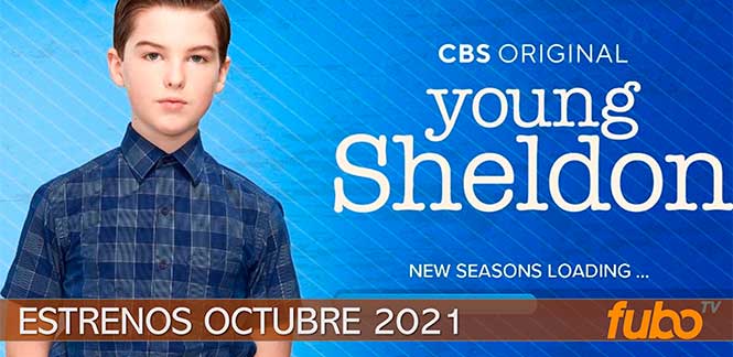 Estrenos Fubo TV Octubre 2021 el joven sheldom temporada 5