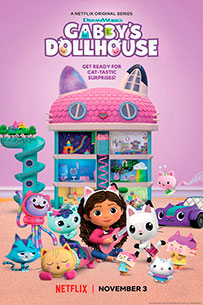 Poster La Casa de Muñecas de Gabby Netflix Serie Tv Infantil