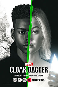 Poster Capa y Daga Cloak and Dagger Marvel Serie Tv Disney+