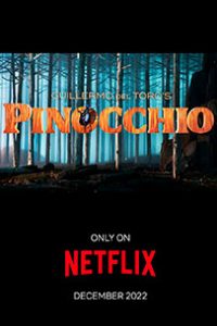 Poster Pinocchio de Guillermo del toro netflix Pelicula 2022