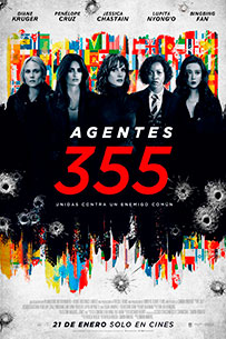 Poster Agentes 355 Prime Video Película 2022