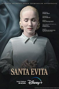 Poster Santa Evita Disney+ Miniserie Tv 2022