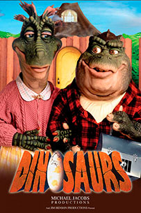 Poster Dinosaurios Disney+ Serie tv clasicos de los 90
