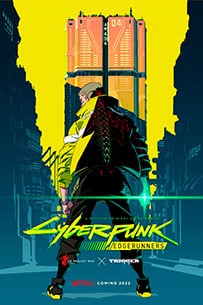 Poster Cyberpunk Edgerunners Netflix Serie Tv 2022
