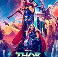 Poster Thor Love and Thunder Disney+ Película 2022