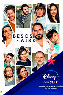 Poster Besos al Aire Disney+ Miniserie tv 2021