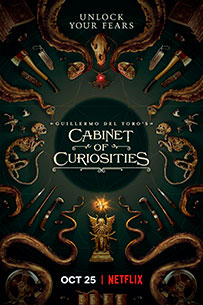 Poster El Gabinete de Curiosidades Guillermo del Toro Netflix Serie Tv 2022 Terror