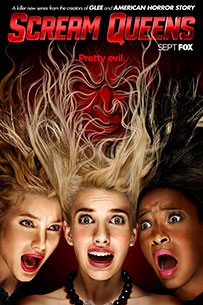 Poster Scream Queens Disney+ Serie Tv 2015 - 2016
