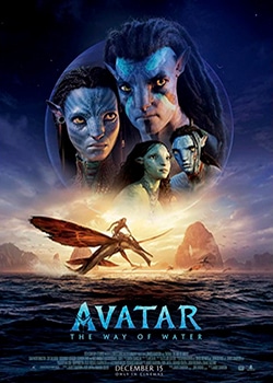Poster Avatar el Sentido del Agua Disney+ Película 2022
