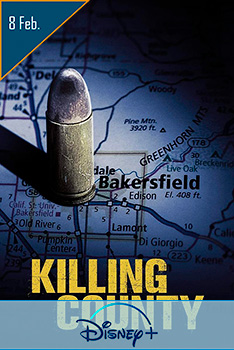 Poster Killing County El Lado Oscuro de la Policía Disney+ Docuserie Tv 2023 Fecha de Estreno en Disney+
