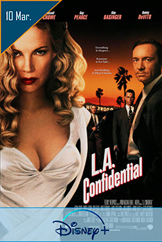 Poster LA Confidential Película 1997 Estreno en Disney Plus