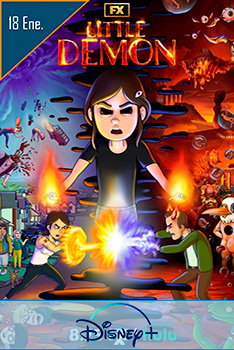 Poster Niña del Demonio Disney+ Serie Tv Animación Adultos 2023 Fecha de estreno