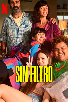 Poster Sin Filtro Netflix Temporada 1 Serie Tv 2023 Comedia Brasileña