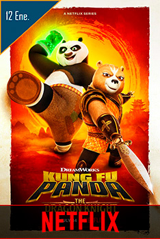 poster Kung Fu Panda El Caballero del Dragón Temporada 2 estrenos de hoy en netflix