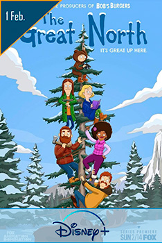 Poster The Great North Disney Plus Temporada 3 Serie Tv